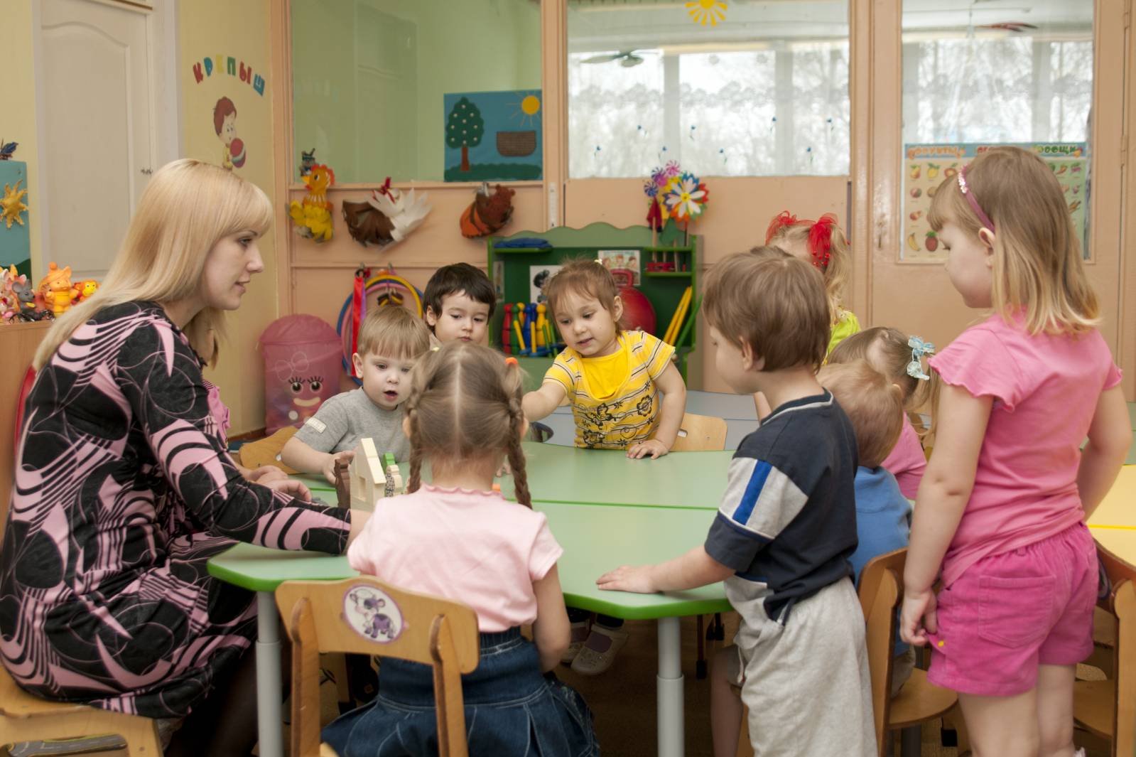 Беседа с детьми в детском саду